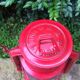 Red metal storm lamp. Swallow Brand