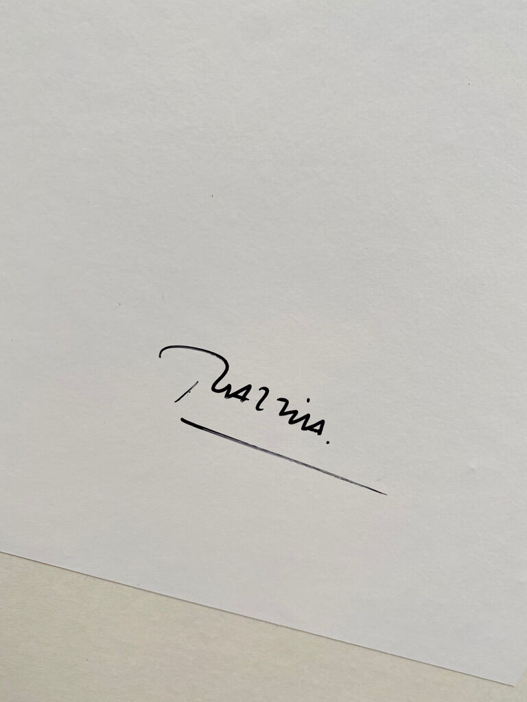 Original poster Razzia - Japan - Signed by the artist - entoilé / On linen