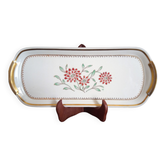Porcelaine de Limoges, Haviland - Hand-decorated dessert tray, signed