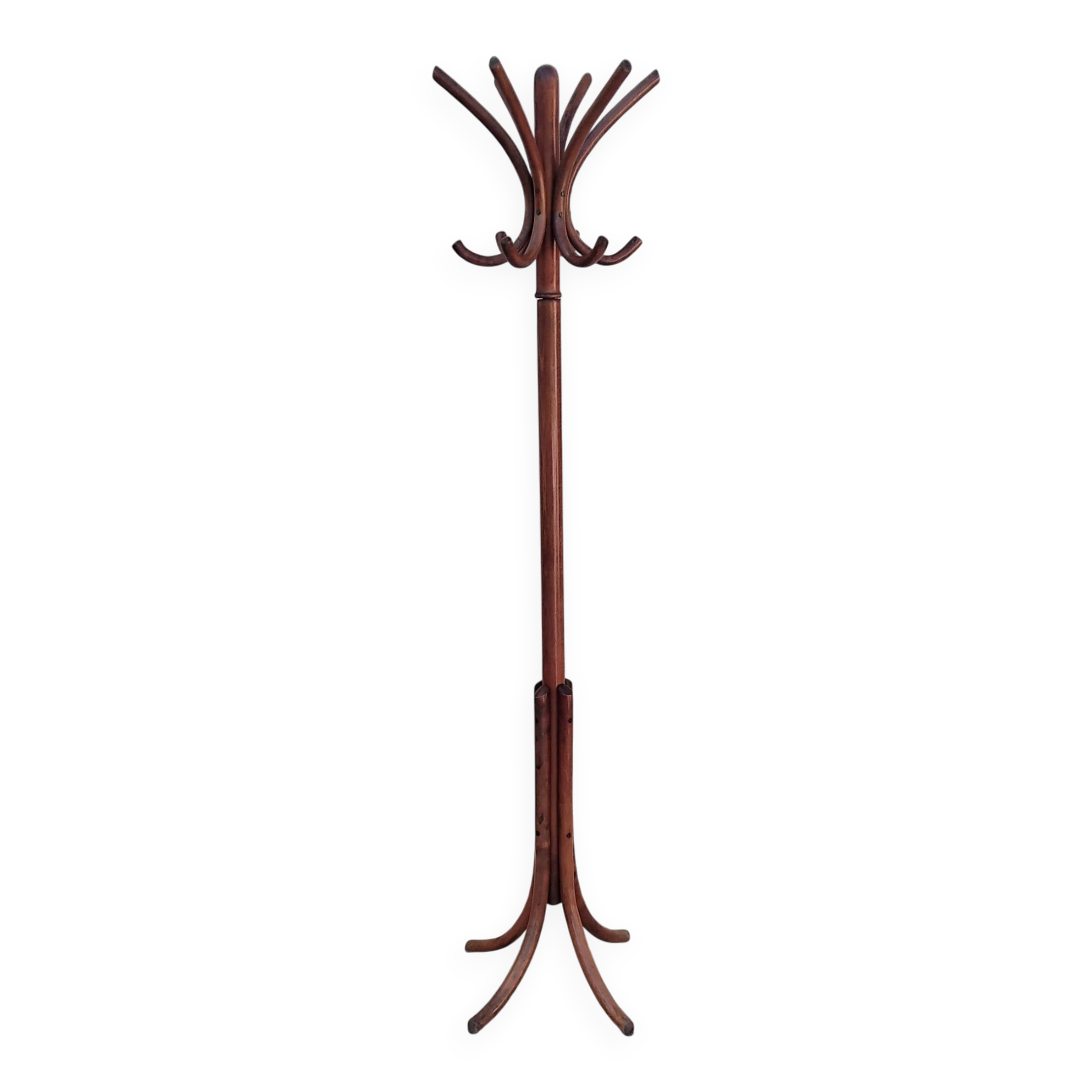 Antique Thonet style parrot coat rack
