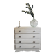 Commode Art Déco blanche patinée