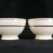 Pair of bowls in earthenware of Badonviller