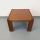 Vintage Italian square coffee table by Afra and Tobia Scarpa for Cassina.