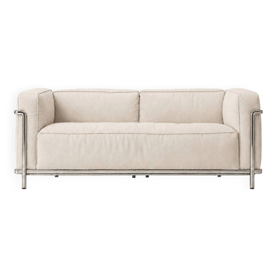 Canapé 2.5 places LC3 Le Corbusier Cassina