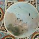 Assiette thoune faience suisse emaux  decor paysage debut 20 eme