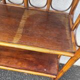 Rattan shelf