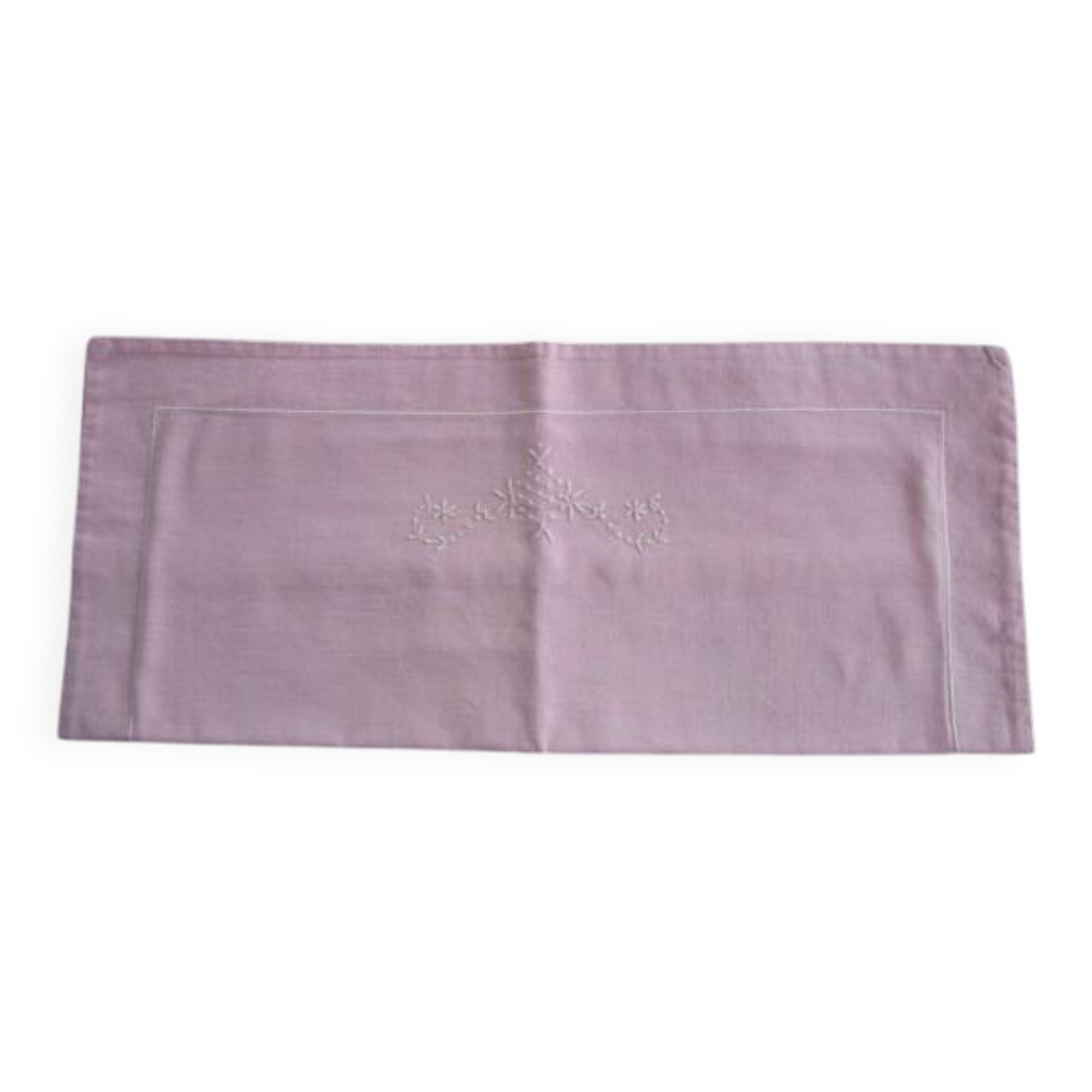 Antique embroidered child's pillowcase