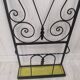 Wrought iron cloakroom coat rack