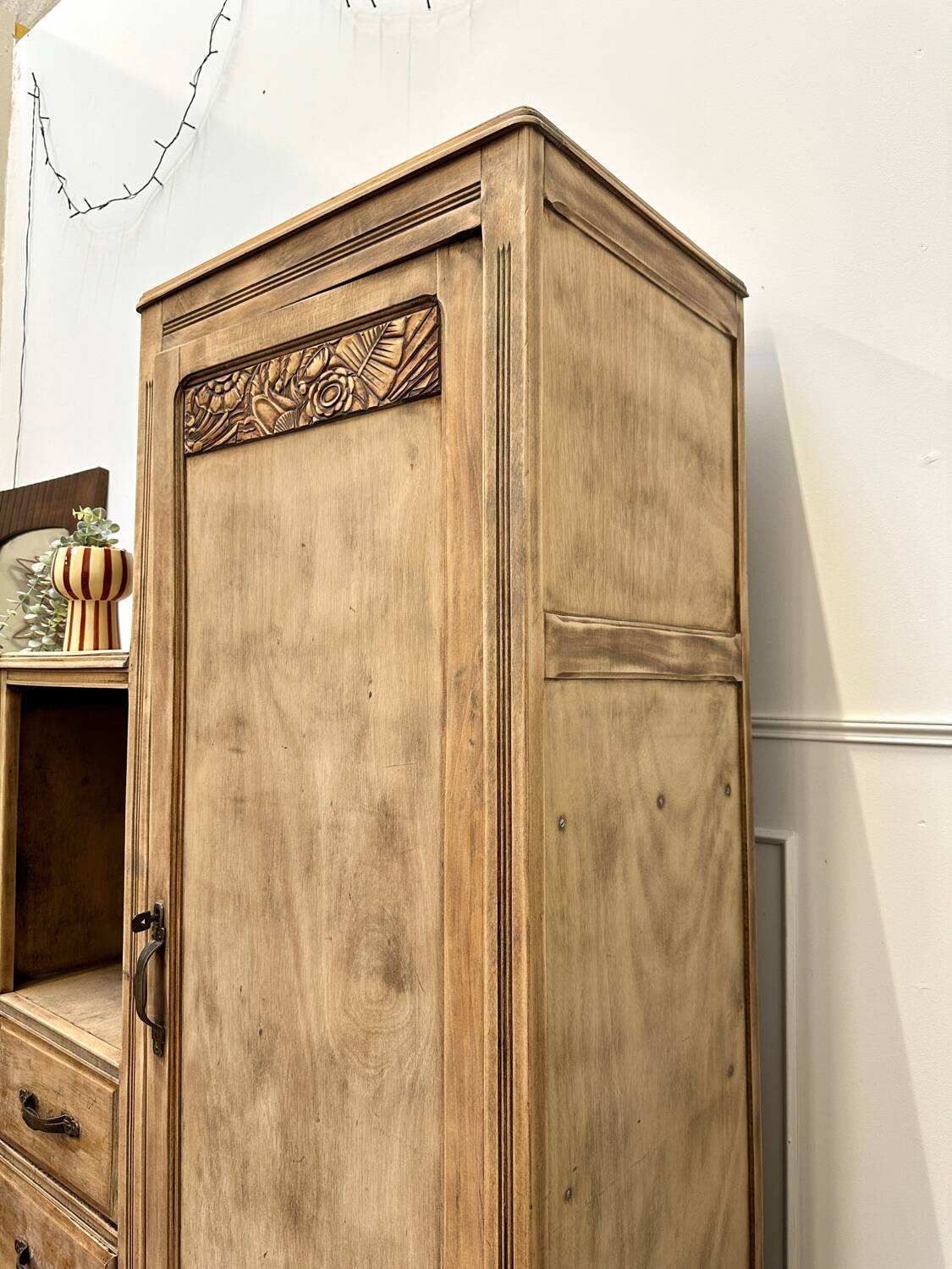 Asymmetrical art deco wardrobe