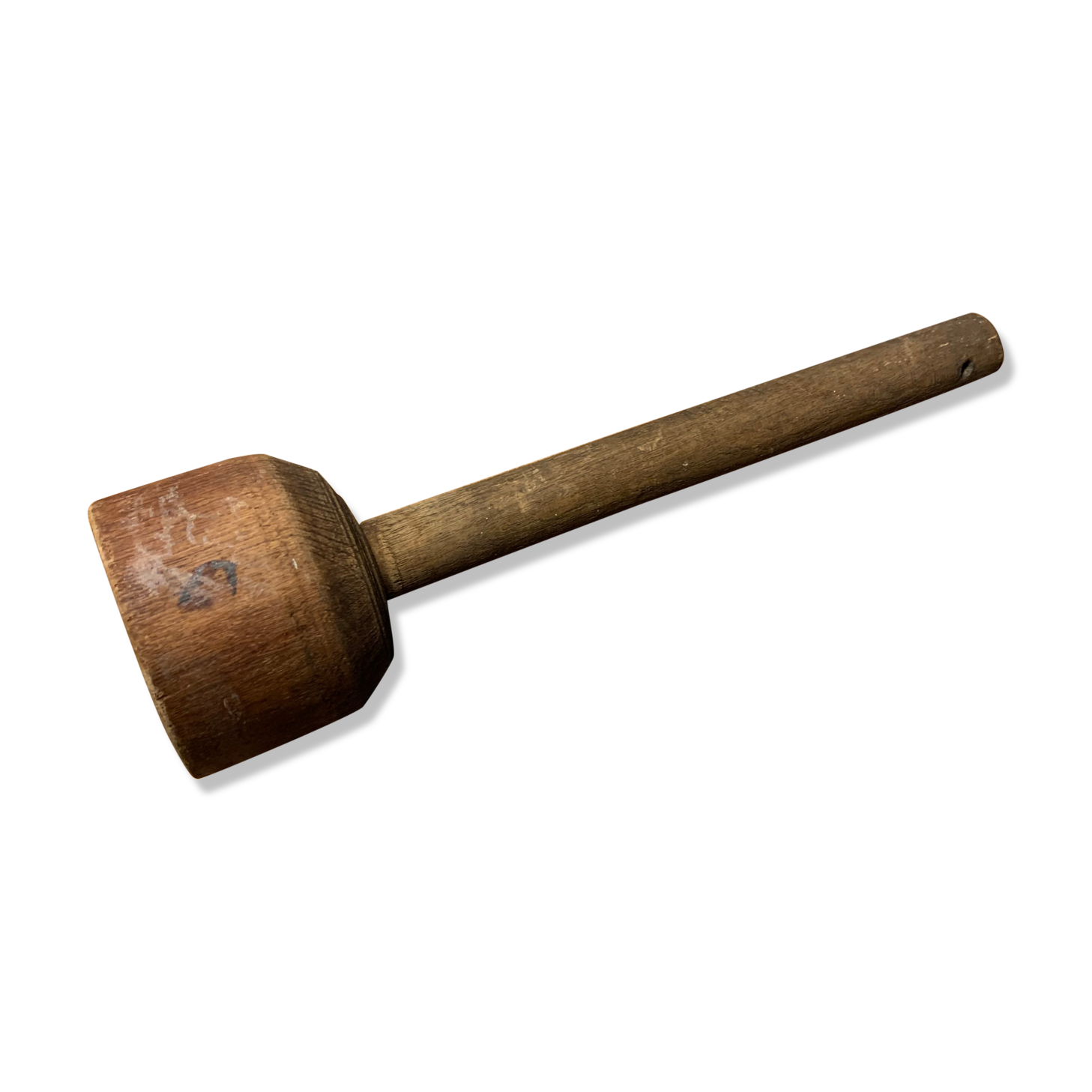 Old wooden pestle