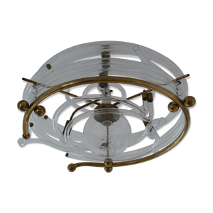 Plafonnier vintage en - laiton