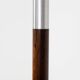 Rosewood & aluminium floor lamp