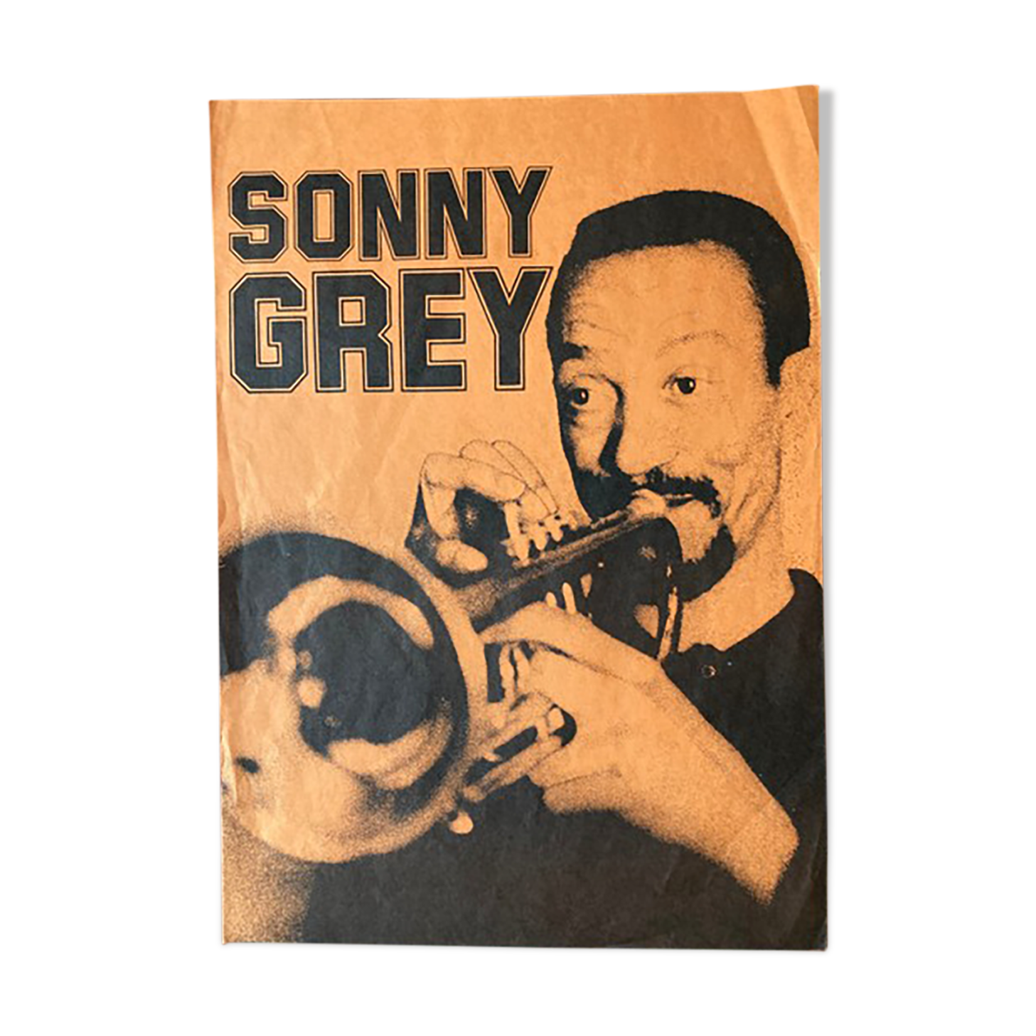 Affiche bluesman trompettiste Sonny Grey