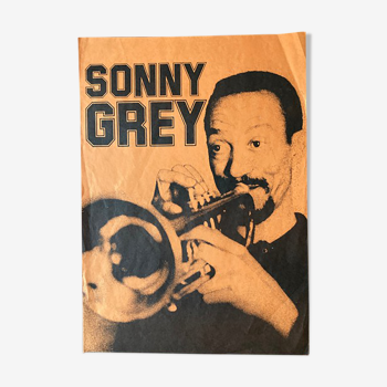 Affiche bluesman trompettiste Sonny Grey