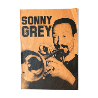 Affiche bluesman trompettiste Sonny Grey