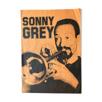 Trumpet bluesman poster Sonny Grey