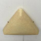 Mid-Century Minimalist Triangular Ceiling Lamp in Fibreglass, 1960s
