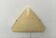 Mid-Century Minimalist Triangular Ceiling Lamp in Fibreglass, 1960s