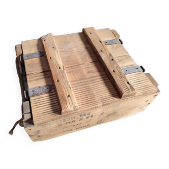 Old military wooden crate