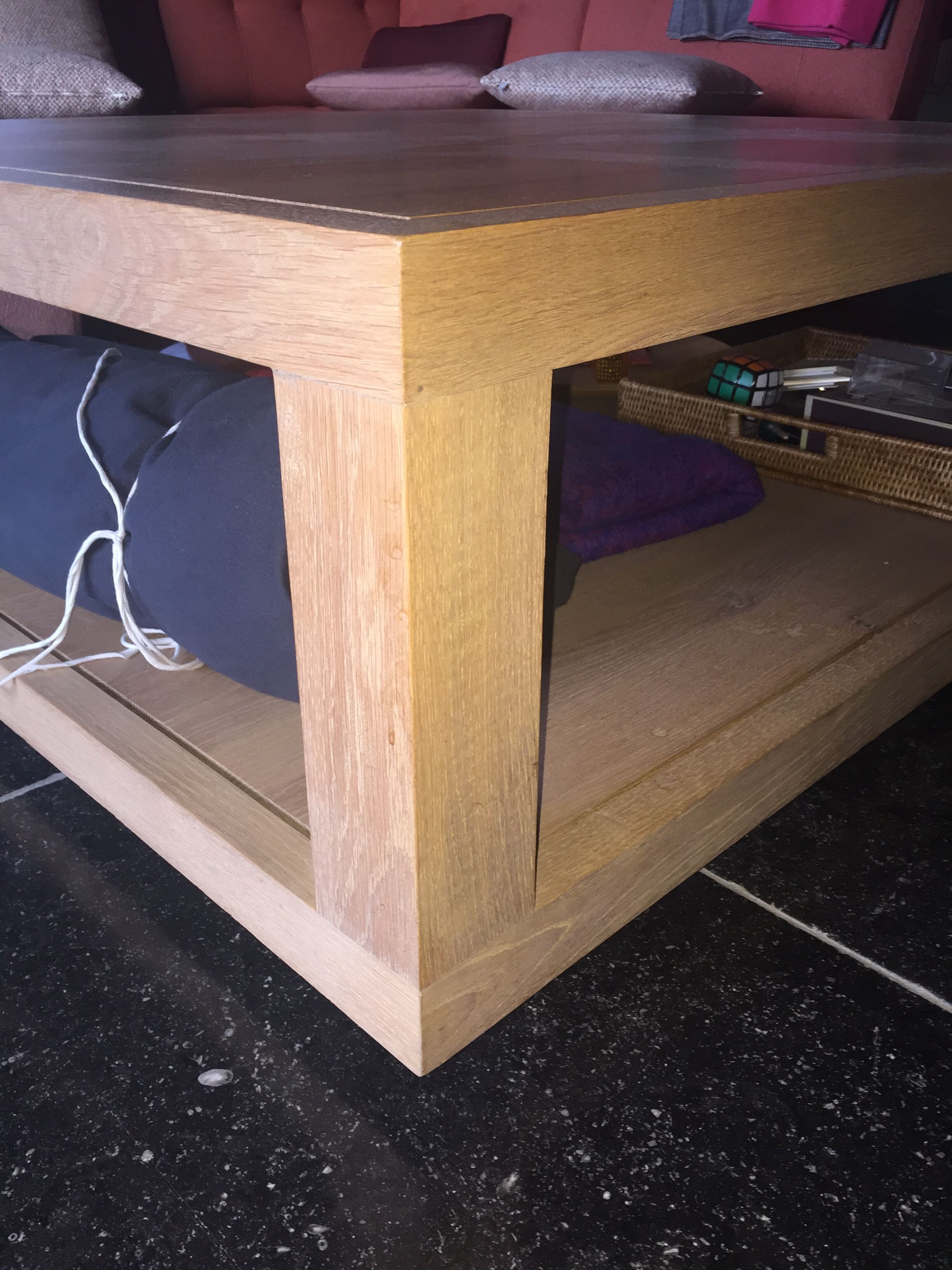 Ethnicraft solid oak coffee table