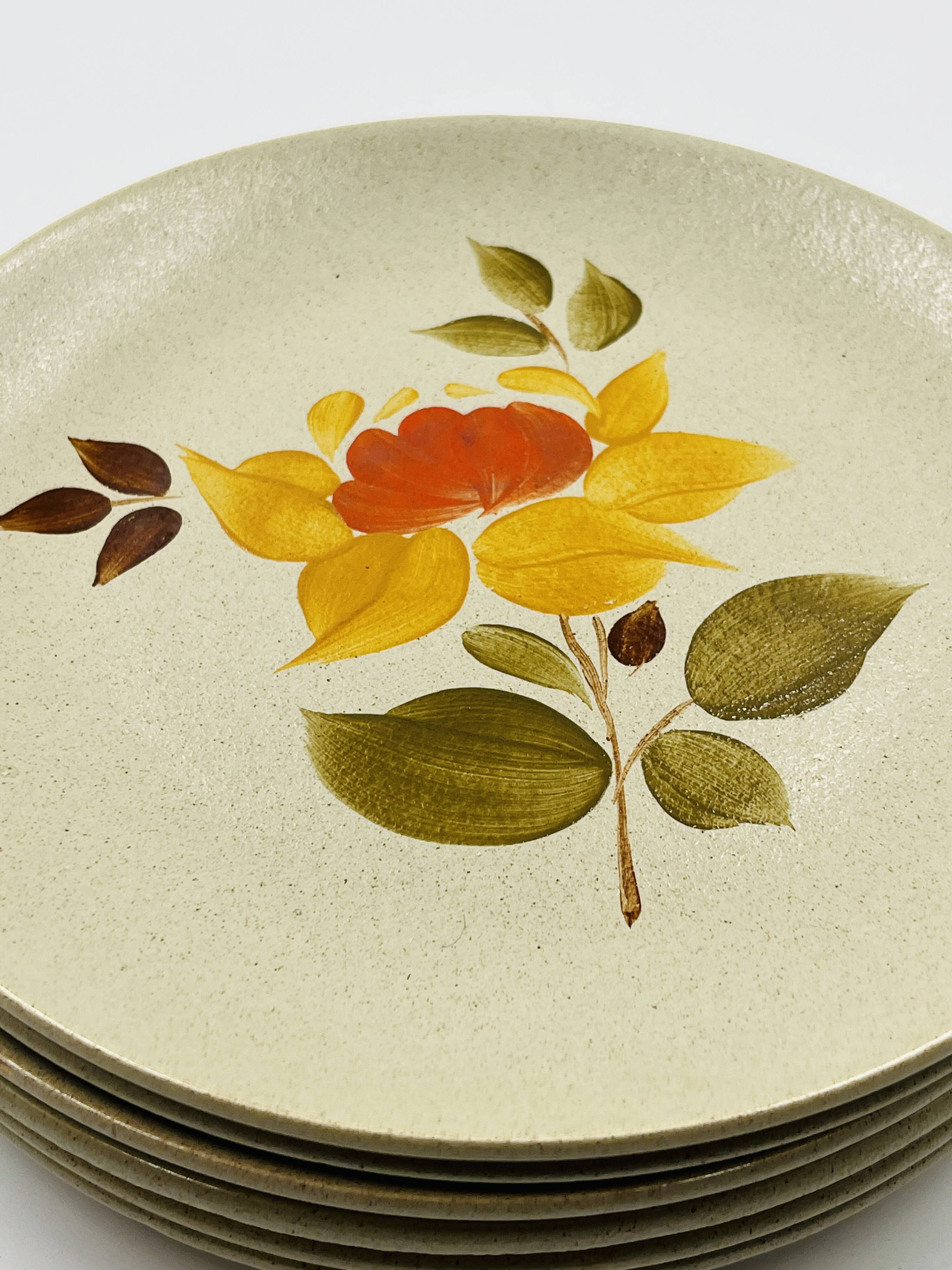 Set of Stoneware Plates Saint-Amand Jamaica