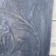 Old fireplace plate poseidon