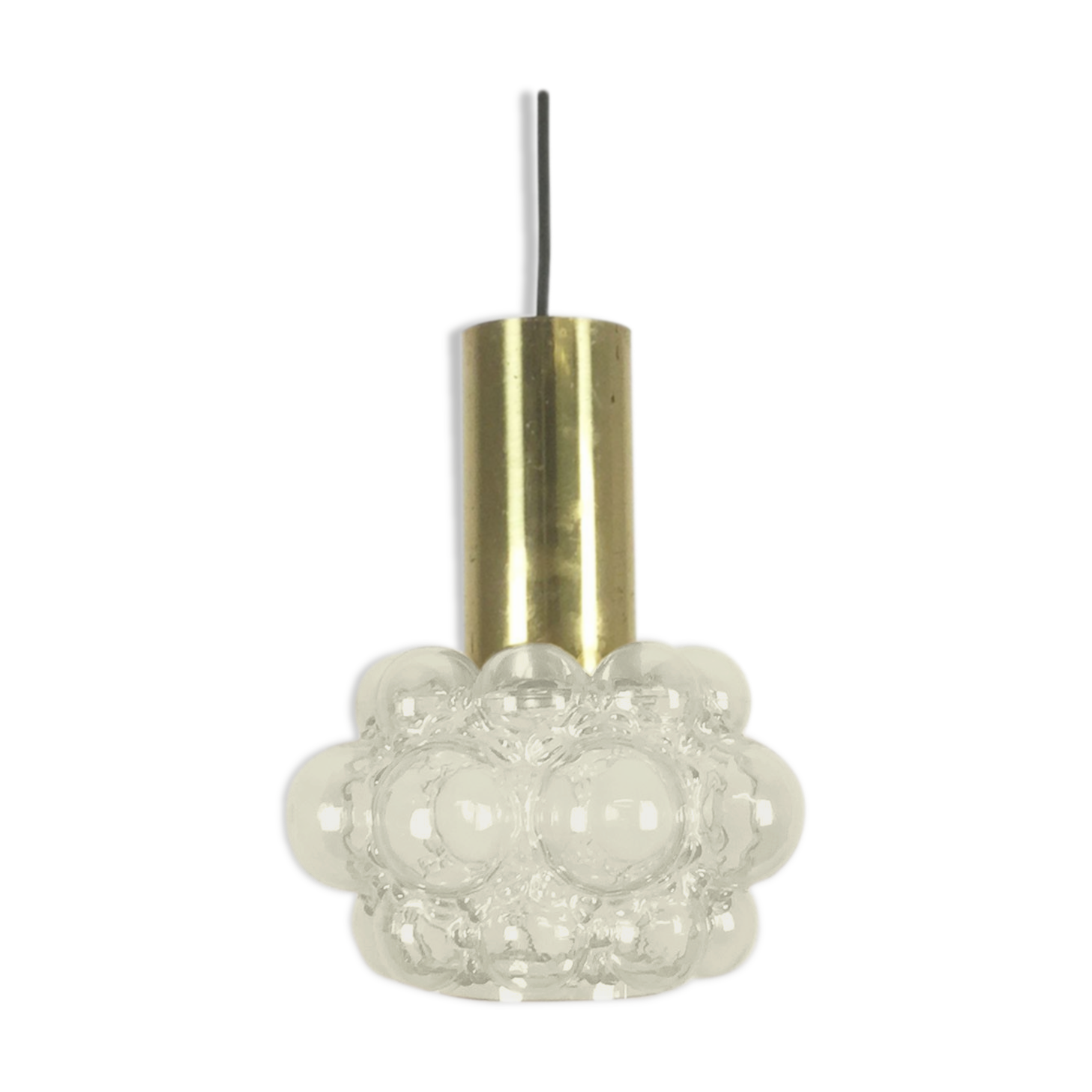 Suspension bubble en verre par Helena Tynell pour Glashàtte Limburg Allemagne des années 1960