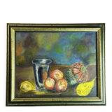 Modern School, 20th Century - Oil on canvas - Still life with fruit - 1999