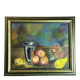Ecole Moderne XXème - Huile sur toile - Nature morte aux fruits - 1999