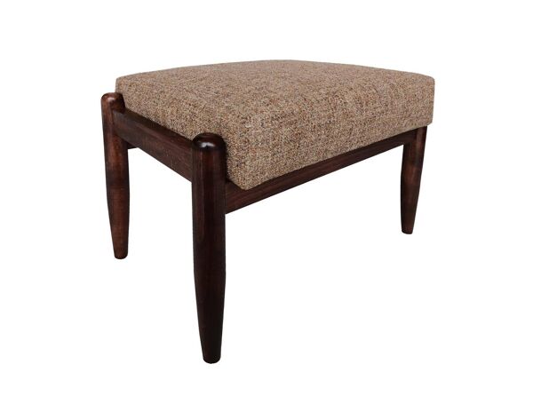 Tabouret vintage beige mélangé milieu du 20e siècle, Edmund Homa, Europe, 1960
