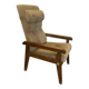 Vintage reclining armchair in wood and fabric – 1960s/70s