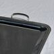 Classic silver tray with pearl stripe frieze