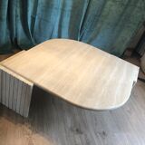 Table basse originale en travertin