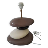 Ceramic stacked pebble lamp