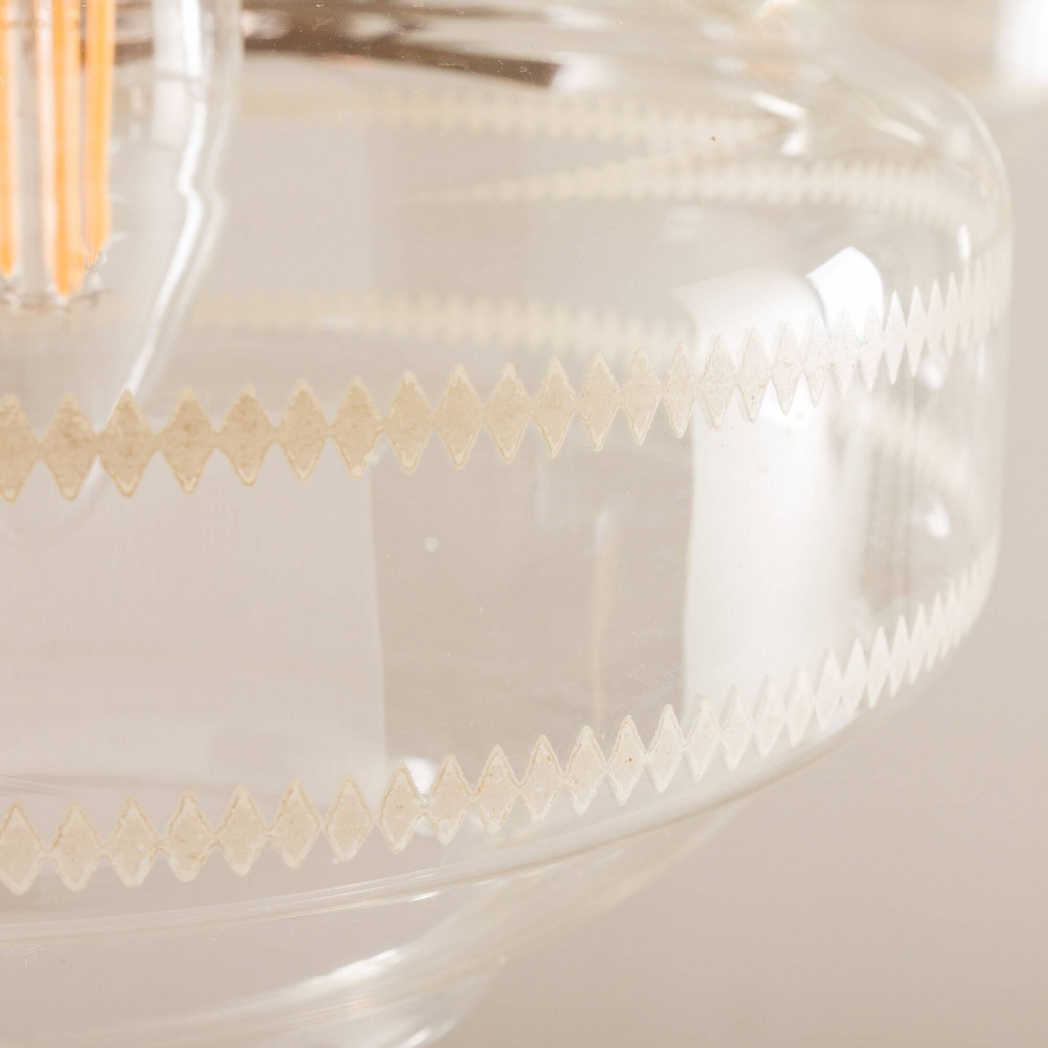 Italian mid-century Murano glass and teak chandelier attributed to Stilnovo, 1960s