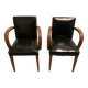 Pair of bridge armchairs