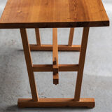 Dining set of 3 in solid oregon pine