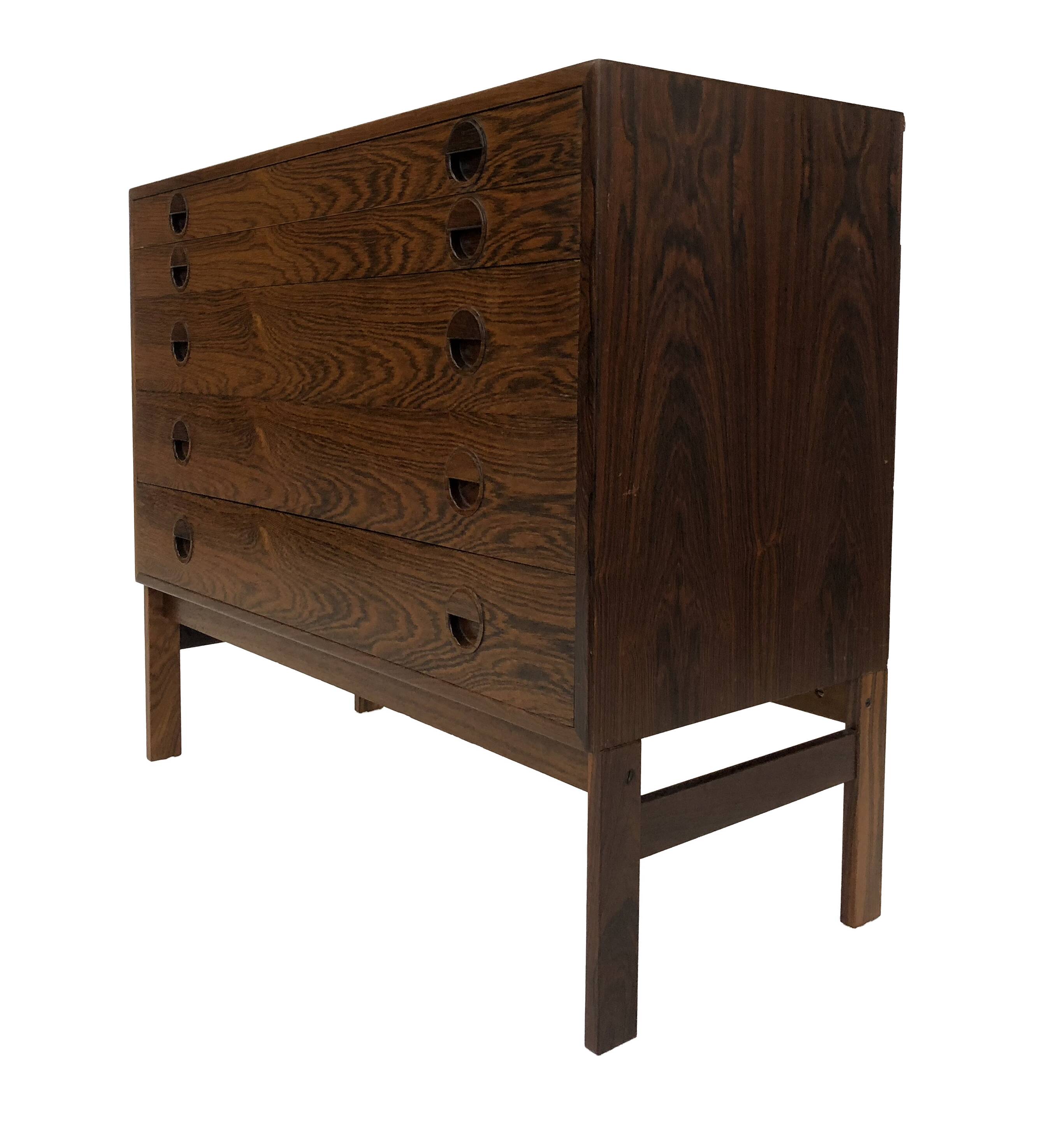 Commode vintage en palissandre, design danois, 1960
