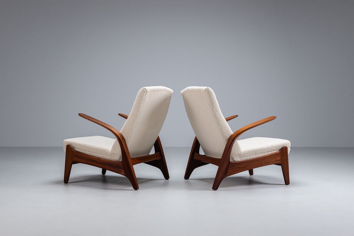 Rastad and Relling low back lounge chairs Gimson and Slater Norway 1960