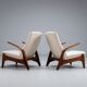 Rastad and Relling low back lounge chairs Gimson and Slater Norway 1960