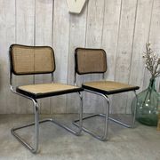 Pair of B32 chairs by Marcel Breuer