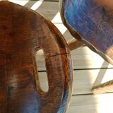 Brutalist table and chairs