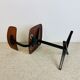 Office children's chair, wooden and metal, 70s