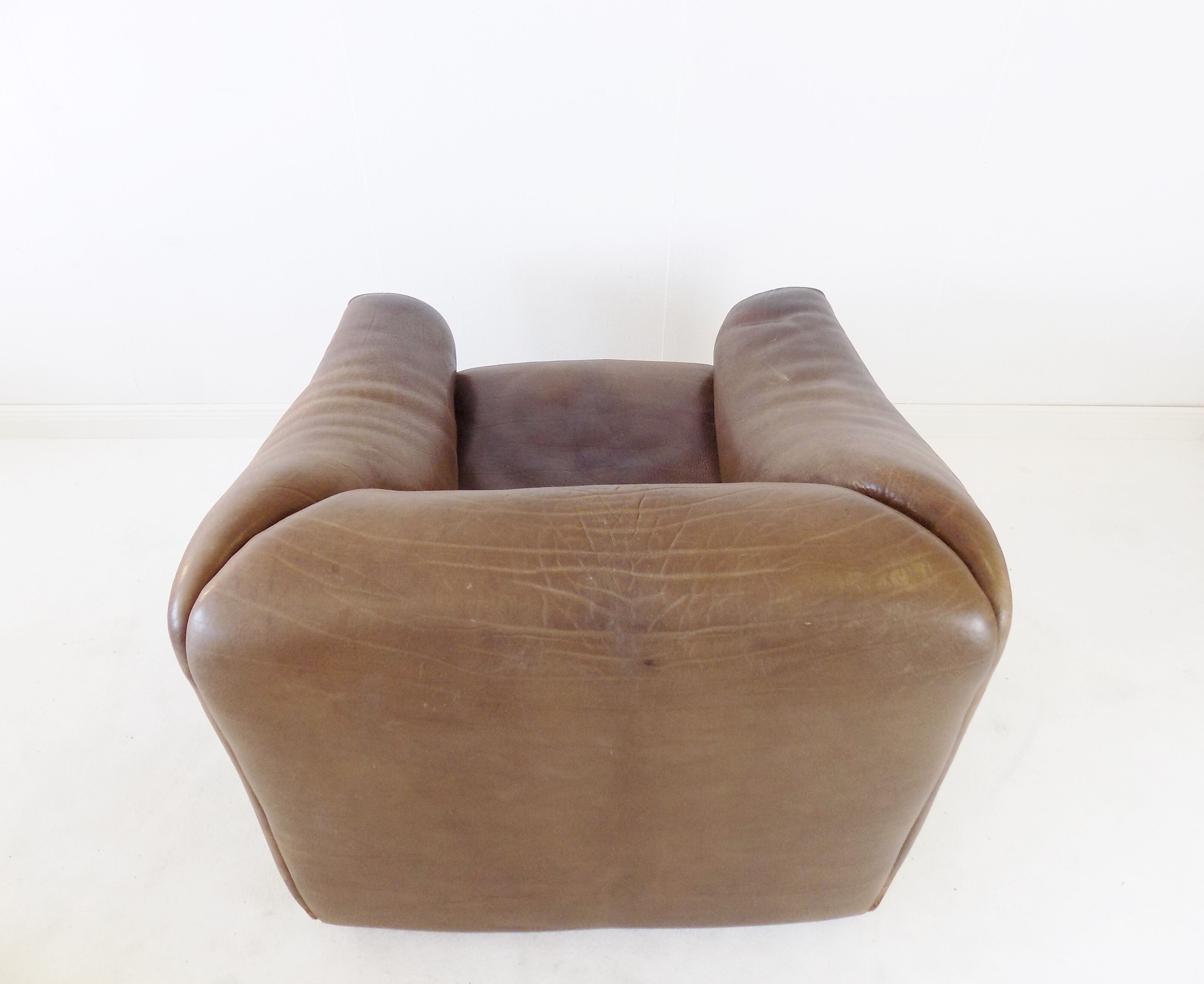 De Sede DS 47 brown leather armchair