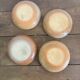 Vintage french stoneware ceramics set – mineral earth