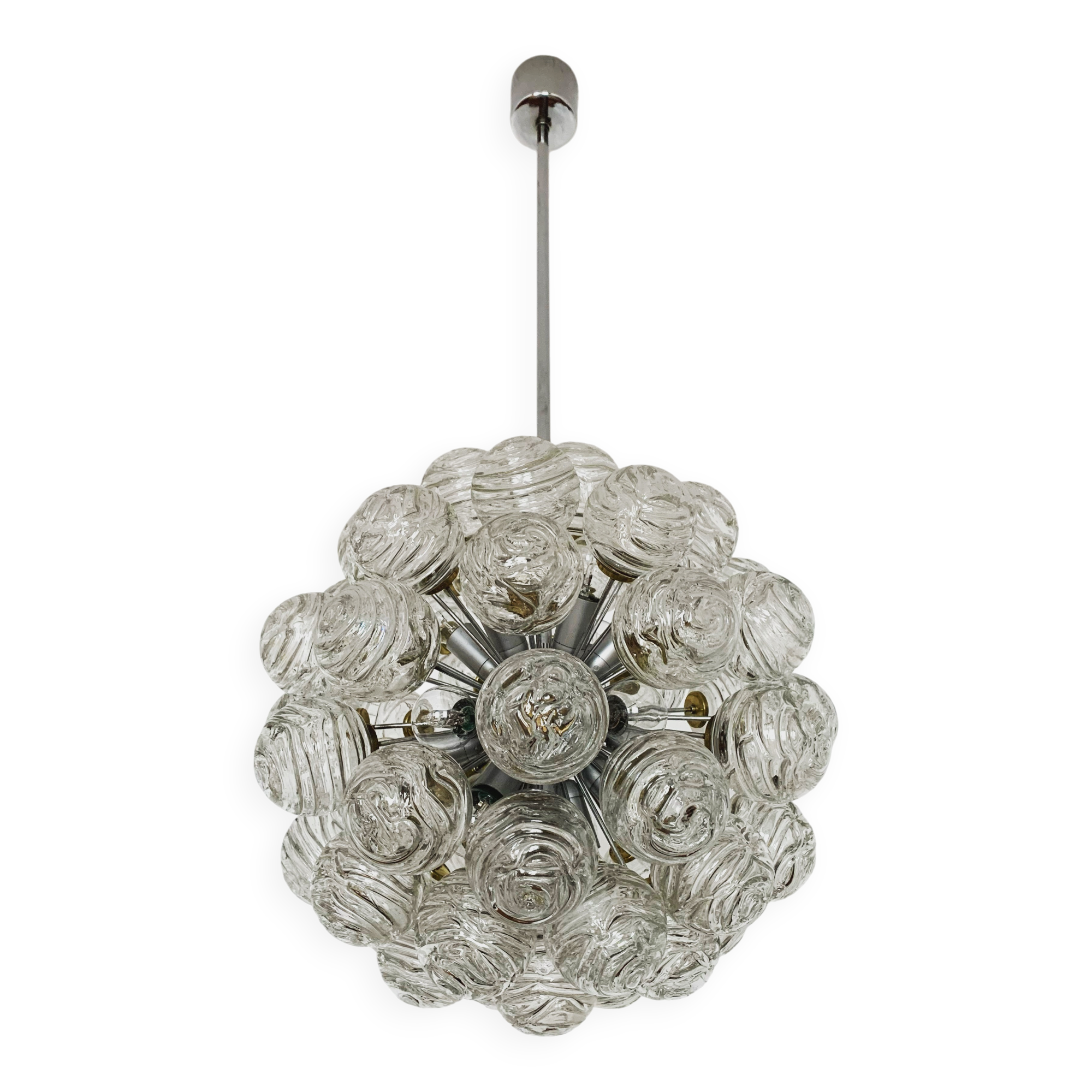 Bubble Glass Chandelier by Doria