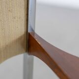 Pair club chairs, model 206 by lübke, 60s