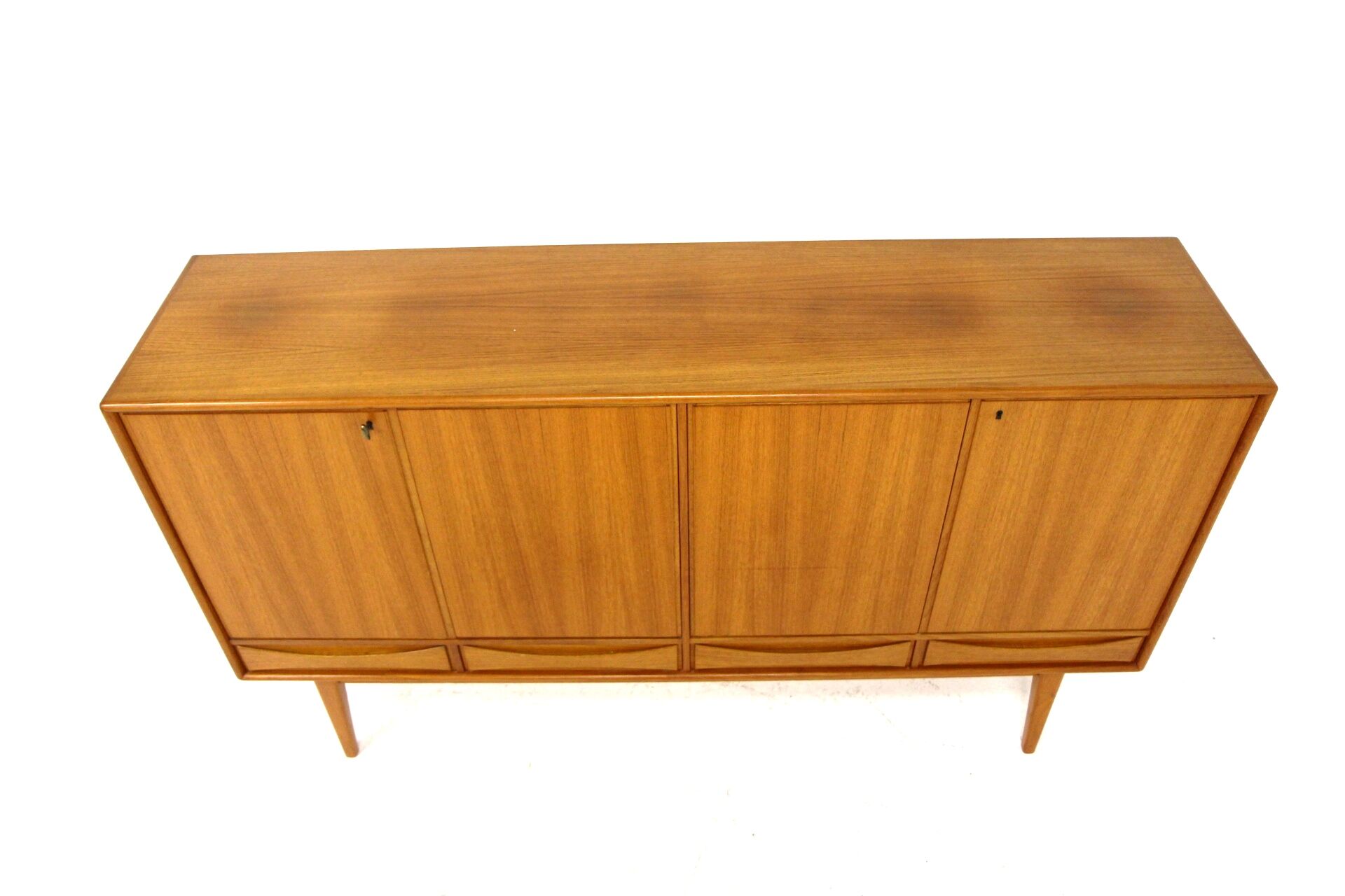 Scandinavian Teak enfilade Möbelfabriken Linden Sweden 1960