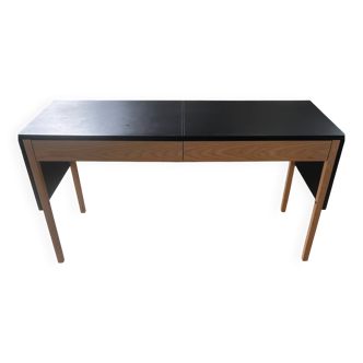 Bureau drapé cuir