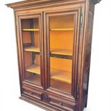 Wrought-iron library from the Louis XIII - Louis XIV period, oak, 17th century.